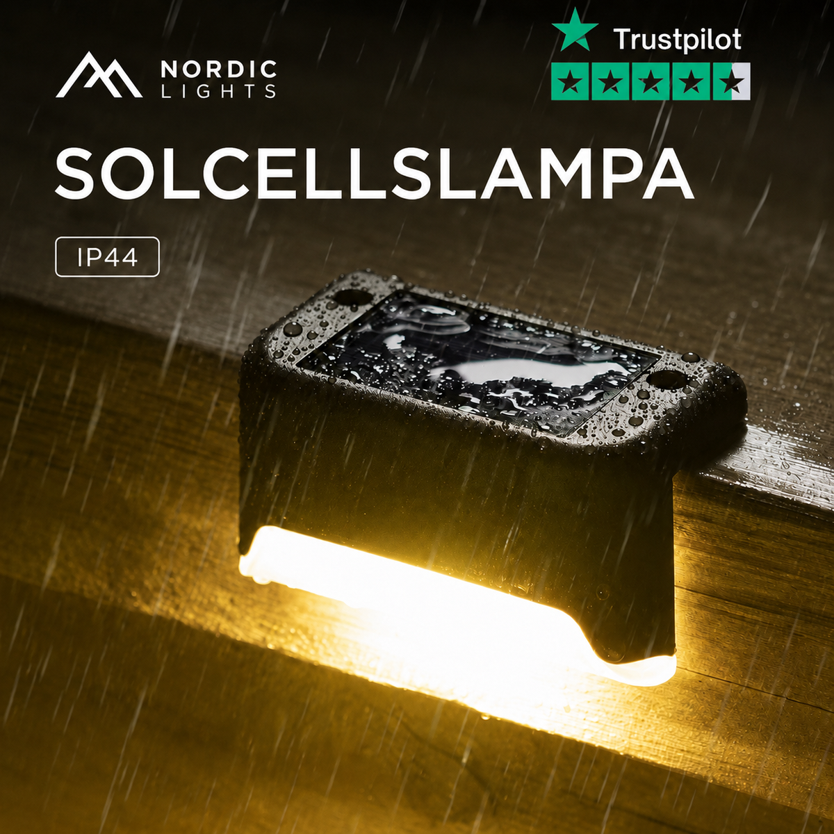 Solcellslampa