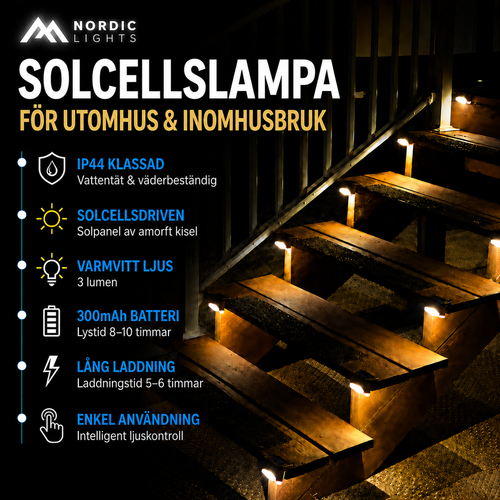 Solcellslampa